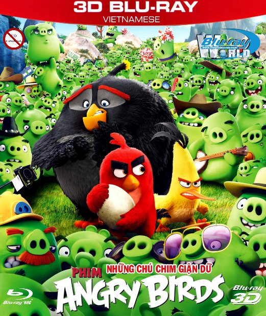 Z185.The Angry Birds Movie 2016 - NHỮNG CHÚ CHIM GIẬN DỮ 3D50G (TRUE - HD 7.1 DOLBY ATMOS)